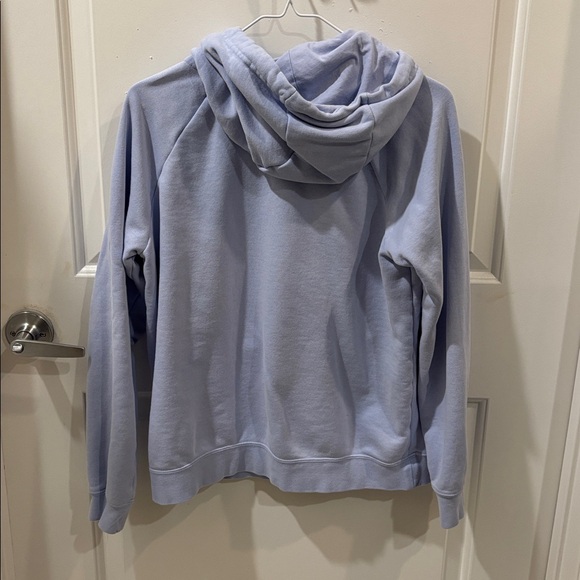 Nike Women's Lilac Hoodie with Black Logo - Picture 3 of 7